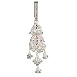 Fashion Keychain Sterling Silver for Women 5.75 inches