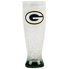 Green Bay Packers 16oz Crystal Pilsner by 