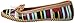 Chooka Women's Striped Duck Skimmer Rain Shoe