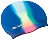 Reebok Tiedye Vertical Swim Cap (Blue)
