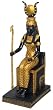Sitting Isis - Cold Cast Resin - 7.5" Height