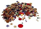from Buy Craft Direct Ltd 85G SEQUINS IN ASSORTED COLOURS SHAPES AND SIZES M6