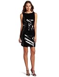 Vince Camuto Women's Allover Sequin Dress, Rich Black, 12