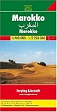  : Marokko 1 : 900 000 / 1 : 2 250 000. Autokarte. Citypl&auml;ne. Entfernung in km. Ortsregister