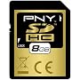 PNY Secure Digital (SDHC) Card 8GB High Capacity Speicherkarte (original Handelsverpackung)