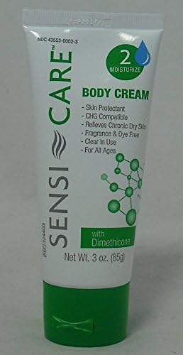 Sensi-Care Moisturizing Body Cream - 3 oz Tube (6 Pack)