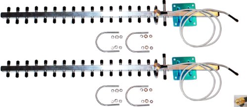 Super Power Supply® 2 x 16dBi Yagi Wireless 2.4GHz High Gain Booster Directional WiFi Antenna RP-SMA for Routers Linksys Cisco E2100L WRT160NL TP-Link TL-WR1043ND TL-WR2543ND TL-WDR3500 TL-WDR4300 Amped Wireless SR150 AP300 R300 SR300 300N R10000 R10000G SR10000 SR20000G AP20000G Belkin F7D8301 ZyXEL NBG461 NBG4615 WAP3205 Asus RT-N16 RT-N66U RT-AC66U D-Link DIR-655 DIR-825 DAP-1360 Buffalo WZR-HP-G450H WHR-HP-G54 WHR-HP-G300N Omni Directional Network Extension Mini PCIe PCI Cards WAN Repeater Save 61% Super Power Supply® 2 x 16dBi Yagi Wireless 2.4GHz High Gain Booster Directional WiFi Antenna RP-SMA for Routers Linksys Cisco E2100L WRT160NL TP-Link TL-WR1043ND TL-WR2543ND TL-WDR3500 TL-WDR4300 Amped Wireless SR150 AP300 R300 SR300 300N R10000 R10000G SR10000 SR20000G AP20000G Belkin F7D8301 ZyXEL NBG461 NBG4615 WAP3205 Asus RT-N16 RT-N66U RT-AC66U D-Link DIR-655 DIR-825 DAP-1360 Buffalo WZR-HP-G450H WHR-HP-G54 WHR-HP-G300N Omni Directional Network Extension Mini PCIe PCI Cards WAN Repeater