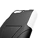 CoverON® Kickstand Hard + Soft Dual Layer Hybrid Case for BLU Life One X L132L - Black Hard Plastic + White Soft Silicone