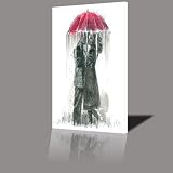 Heroes Kissing Isaac Mendez 30 x 20 (77 x 51cm) Huge Framed Canvas Art