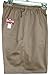 Men's Elastic Waistband 3 Pockets Cotton Twill Solid Shorts