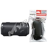 Black Leather Horizontal Cover Pouch Belt Clip for Nokia 6301