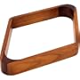 Trademark Nine Ball Billiard Rack with Oak Finish