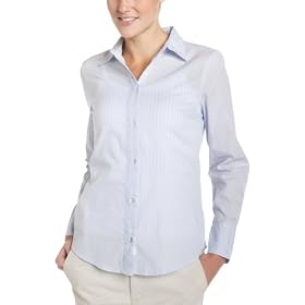 Dockers Women's Iconic Woven Long Sleeve Shirt