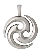 BICO AUSTRALIA JEWELRY (E128) THE SOURCE - ENERGY & MOVEMENT OF LIFE SOURCE - Comes with a Generic 18 inch (to 20in) Adjustable 4mm Black Rubber Necklace.