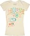 Futurama Bender HOT BOT Vintage Junior's Fitted Cream T-Shirt Tee
