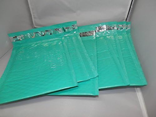 GREEN #0 6x10 Self-Seal Poly Bubble Mailer, 6.25" x 9 1/4" (50 PACK)