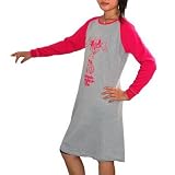Womens Disney Minnie Mouse Grey Delta Nighty / Night Gown Dress