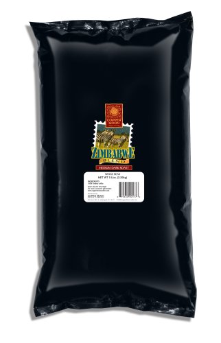 Copper Moon Zimbabwe Coffee, Whole Bean, 5-Pound Bag