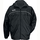 OSI Logo's Black Rain Jacket W/Piping