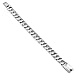 Trendsmax Boys Men Chain 316L Stainless Steel Bracelet Smooth Curb Link, 11mm 7-11inch Silver Tone