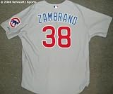 Carlos Zambrano Chicago Cubs 2004 Grey Road Game Used Majestic Athletic Jersey