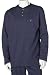 Apparel : Nautica Men's Birdseye Yarn Dyed Knit Long Sleeve Henley