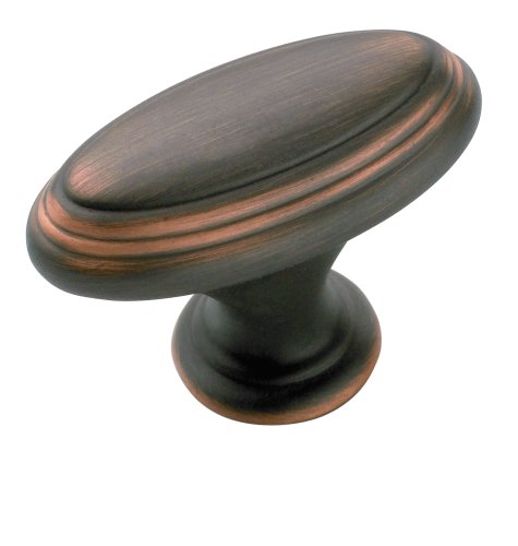 Amerock BP53032-ORB Mulholland Knob 1-7/16-by-11/16-Inches, Oil Rubbed Bronze