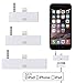 Certified Winky(TM) 3 Pack Premier Series Lightning to 30-Pin Adapter with Audio Connector Converter for iPhone 6,6S Plus 5.5