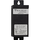IMAGE OF Progress Lighting P8604-31 12-Volt Transformer with Thermal Protection and Resettable Circuit Breaker 60 Watt Capacity, Black
