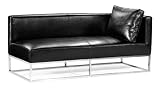 Atom Bench (Right) in Black - Zuo Modern - 900320R