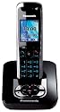 Panasonic KX-TG8421GB schnurloses DECT-Telefon mit Anrufbeantworter schwarz