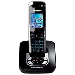 Panasonic KX-TG8421GB schnurloses DECT-Telefon mit Anrufbeantworter schwarz