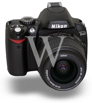 Nikon D40 6.1MP Digital SLR Camera Kit with 18-55mm f & 3.5-5.6G ED II AF-S DX Zoom-Nikkor Lens