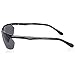 SUNGAIT Men's Sport Polarized Sunglasses for Cycling Running Golf Athletic - UV400 (Black Frame Gray Lens)
