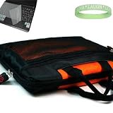 41cW1vh8blL. SL160  Kroo Orange Seal Series Carrying Case for Acer Aspire One 8.9 & Acer Aspire One 10.1 Netbooks + Silicon Keyboard Skin + Vangoddy tm, Live*Laugh*Love wrist band!!!
