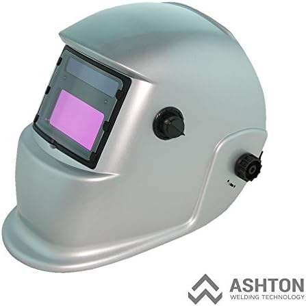 Commercial 115v Mig 130 135 Amp Automatic Feed Flux Core Gasless Welder Mig-135aw Silver Helmet AWT-F2 Kit