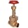 Milwaukee Valve 1169 Series Bronze Gate Valve, Industrial Service, Class 150, Rising Stem, Solder End