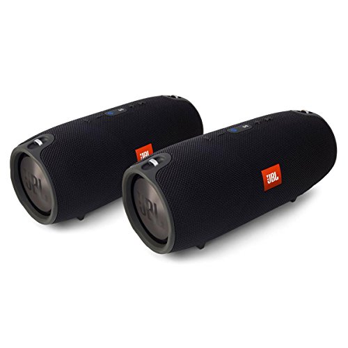 JBL Xtreme Portable Wireless Bluetooth Speakers - Pair (Black)