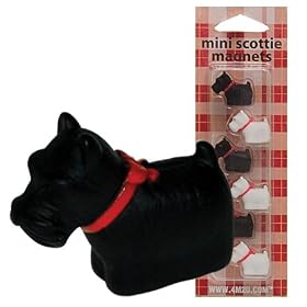 Scottie Scottish Terrier scotty dog MINI MAGNETS