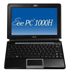 ASUS Eee PC 1000H 10-Inch Netbook (1.6 GHz Intel Atom Processor, 1 GB RAM, 160 GB Hard Drive, XP Home, 6 Cell Battery) Fine Ebony