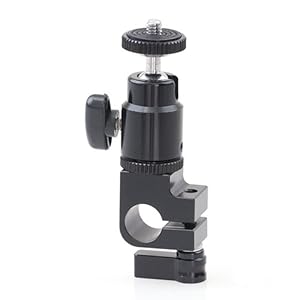 15mm Single Rod Clamp & Micro Ball Head for LCD Monitors