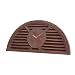 Hen-Feathers Grand Louvered Arch Clock - Copper