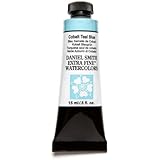 Daniel Smith Extra Fine Watercolor 15ml Paint Tube, Cobalt Teal Blue