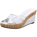 Donald J Pliner Women's Costo Wedge Slide Sandal,White,7.5 M