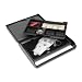 MMF Industries Steelmaster Slim Security Case with Keyed Lock, 2.38 x 8.5 x 8.5 Inches, Charcoal Grey (2217004G2)