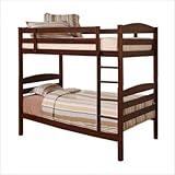 Bundle-72 Twin/Twin Solid Wood Bunk Bed in Brown (Set of 2)