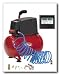 All Power America APC4302 1/2 HP 3 Gallon 100 PSI Digital Gauge Air Compressor With 8 Accessories