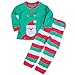 Toddler Kid Boys Girls Christmas pajama T shirt+long pants YSQA7481