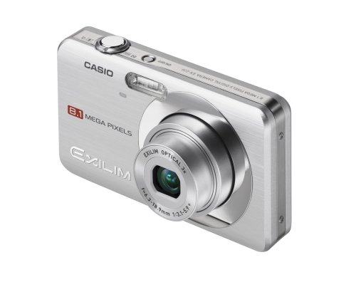 City Travel Guides Discounted  Kamera & Foto : Casio Exilim EX-Z20 SR Digitalkamera (8 Megapixel, 3-fach opt. Zoom, 2,6" Display) silber