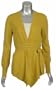 Sutton Studio Womens Cashmere Belted Wrap Sweater Plus